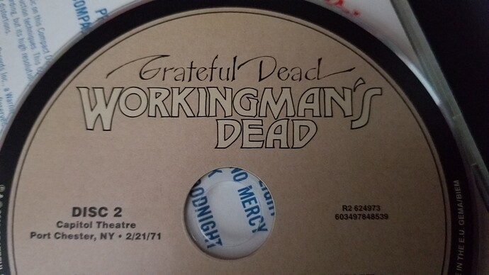 06- Workingmans Dead CD2