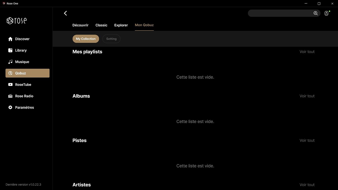 Qobuz issue