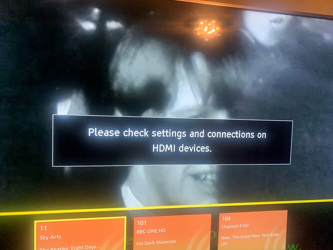 HDMI_TV-error