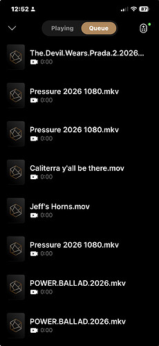 SSD video queue_not editable