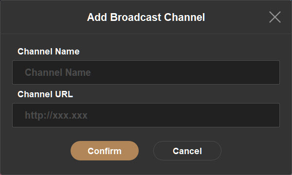 Add Broadcast Channel